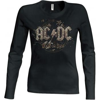 Ac/Dc girlie rock black T-shirt talla S