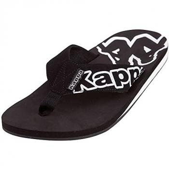 Kappa Herren Zehentrenner Flipflop 243111 Schwarz Größe 40