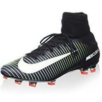 Nike Men's 831961-013 Soccer Cleats, Black (Black/White-Electric Green), 44 EU