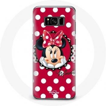 Coque de protection Minnie Mouse pour Samsung Galaxy S8 Rouge