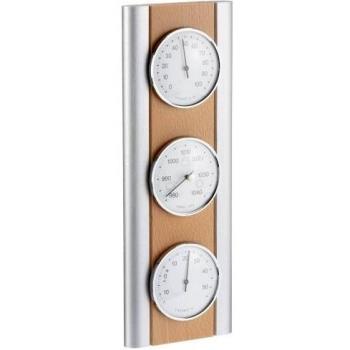 Station météo TFA Dostmann 20.1053.17 en hêtre argent