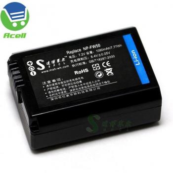 NP-FW50 Oplaadbare Batterij voor Sony A6500 A6400 A6100 A7II A7SII A7RII A7R A7S A7 RX10IV RX10III RX10II QX1L NEX-5 NEX-7 SLT-A55 camera