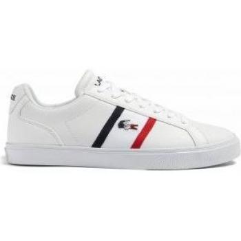Ledersneaker mit Label-Stitching Modell 'LEROND'