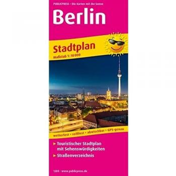 Berlin Stadtplan: Touristischer Stadtplan Mit Sehenswürdigkeiten Und Straßenverzeichnis. 1:18000
