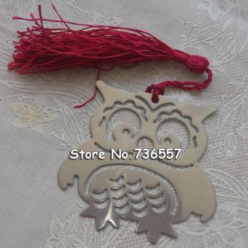 50pcs Owl Tassel Bookmarks for Students