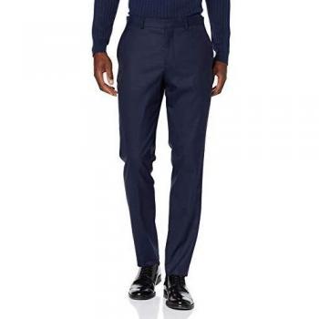 Selected Homme Pantalones de traje Slim Fit Dk TRS B Noos Azul