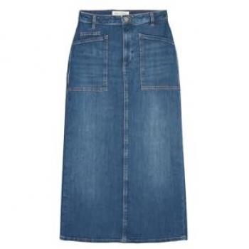 Marc O'Polo 5-Pocket Jeansrock Damen blau 27