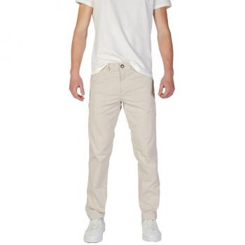 Beige Cotton Jeans, Regular Fit, W32