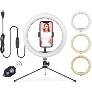 Luz de Anillo USB para Fotografía Profesional