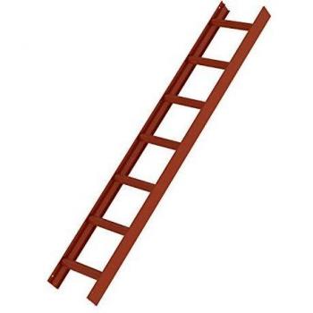 Scala a Pioli Munk Tetti Marrone Rossiccio 196 cm