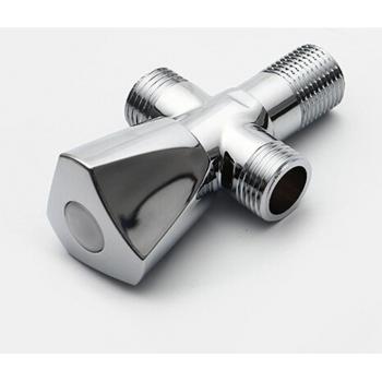 Robinet salle de bain zinc 1/2 angle