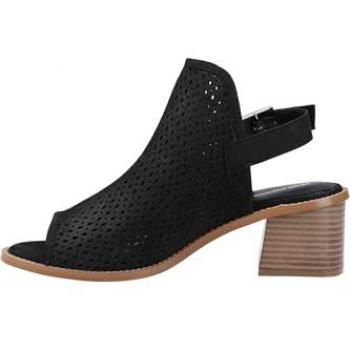 Sandales Hush Puppies Louise en cuir noir pour femmes