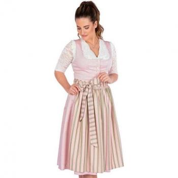 Hammerschmid Midi-Dirndl Doppelset – Pillersee Design, rosé/lindgrün – Größe 46