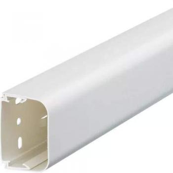 Goulotte rigide PVC, dimensions 50 x 65 mm, protection IK08–IK10 – CLMU‑50065