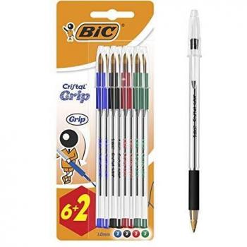 Bic 1.0 mm Mediano – Kit di 8 Penne Colorate
