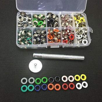 5mm Eyelets Mixed Colors 300pcs for Garment and Scrapbooking with Tool