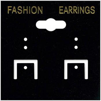 Darice Black PVC Earring Cards