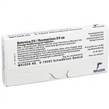 Betonica D 3 Rosmarinus Ampullen