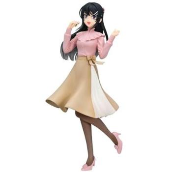 Statuette de 21 cm : Mai Sakurajima (look saison des fleurs) – Série Rascal Does Not Dream Of Bunny Girl Senpai Trio‑Try-It