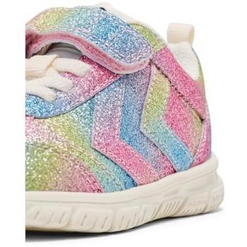 Baby-Sneakers Hummel Glitter Crosslite 22 Weiß