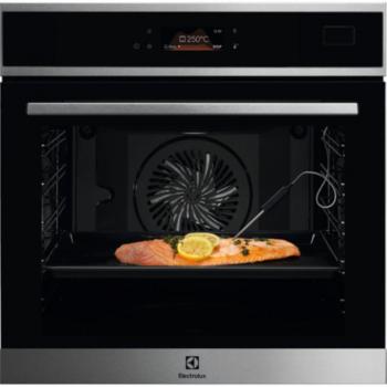 EOB8S09X: Horno Electrolux Negra Inox, Función Vapor y Sonda de Temperatura