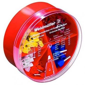 Weidmüller Zwillingsaderendhülsen Sortiment 0,5-2,5 mm²