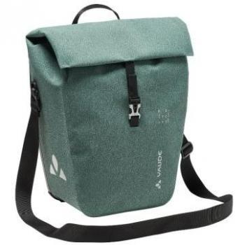 Bolsa para bicicleta Vaude ReCycle Commute Single 20l (dusty forest, alforja reciclada, color verde)
