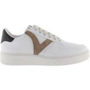 Zapatillas Victoria Madrid efecto piel con piezas de color en contraste