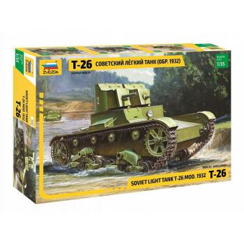 Carro Armato Ligero T-26 1/35 ZVEZDA Modelo en Kit