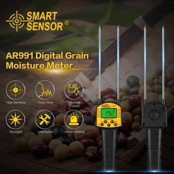 AR991 Moisture Meter for Corn, Wheat, Rice, Beans, and Peanuts