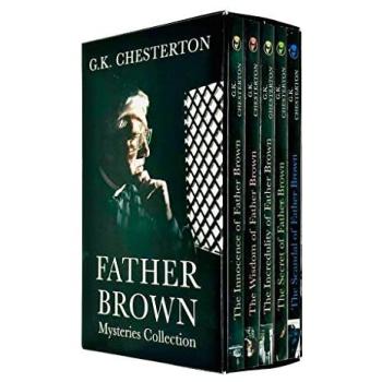 Classic Editions Father Brown Mysteries Collection 5 Books Box Set By G.K Chesterton(Innocence, Wisdom, Incredulity, Secret & Scandal)