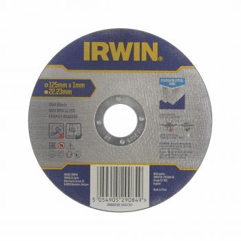 Lima Irwin Herramienta de Corte de Acero Inoxidable 125 × 1,0 × 22,23 mm