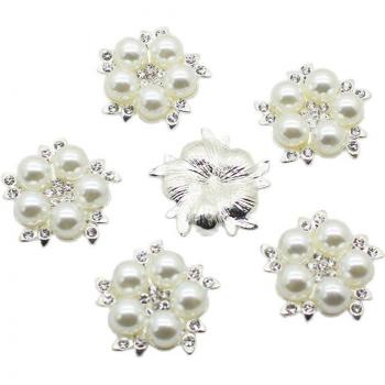 Boutons à la main en alliage métallique 23 mm – 10 pièces