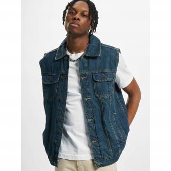 Urban Classics Denim Blue Vest