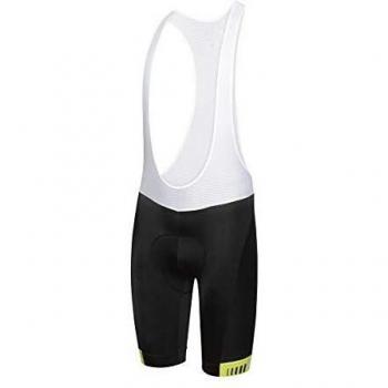 Culote corto de ciclismo zero rh sprinter, Hombre, Ecu0712 917Xxl, Negro/Amarillo Fluo, XX-Large