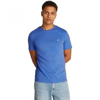 T-Shirt Tommy Jeans Manga Corta Jaspe Azul L