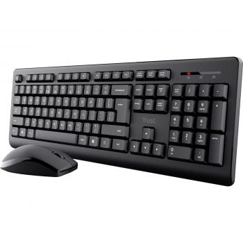 Trust Primo Wireless Tastatur und Maus Set QWERTZ Deutsch Schwarz