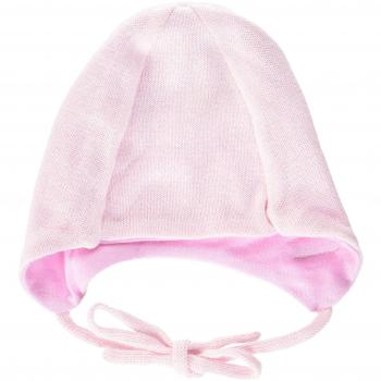 Sterntaler Mädchen Strickmütze mit Bindebändern, Größe 39, Rosa