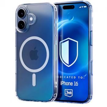3MK MagCase iPhone 16 durchsichtige Hülle