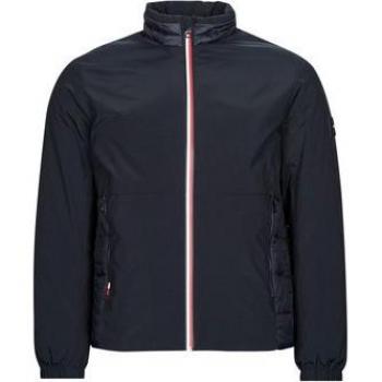 Abrigo Piquetado Tommy Hilfiger Media Longitud con Collar Elevado
