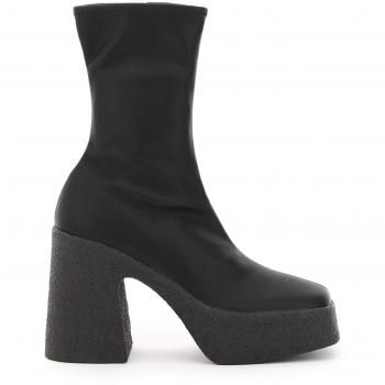 Stella McCartney Dicke Absatz-Stiefel aus Kunstleder