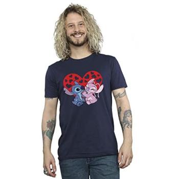 Lilo & Stitch Hearts Graphic T‑Shirt