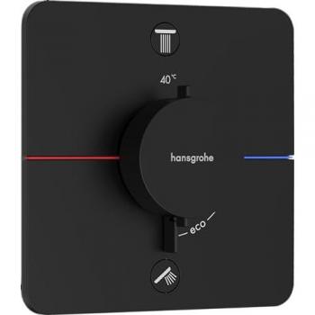 Miscelatore Hansgrohe ShowerSelect Comfort Q ad incasso per 2 utenze, finitura nero opaco 15583670
