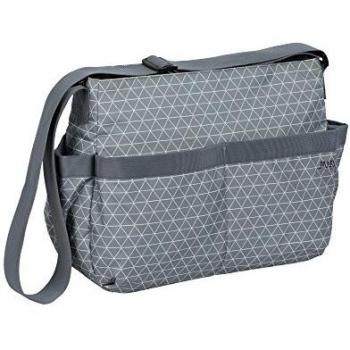 Grau-Mama-Wickeltasche MARV LÄSSIG – Stylische Shoulder Bag