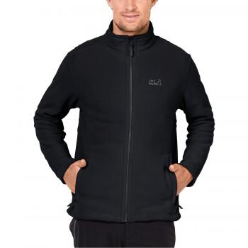 Schwarze Jack Wolfskin Fleecejacke „Moonrise“ – Herren, XL‑XXXL, 1702061‑6000007