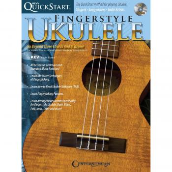 Rones Kevin Kev'S Quickstart For Fingerstyle Ukulele Uke Tab Book/CD