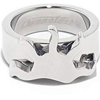 Anillo Chronotech Mujer Acero Plateado Talla 11