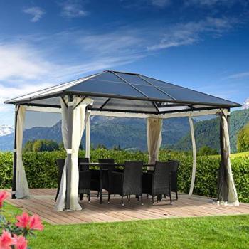 BRAST Premium Pavillon 3x4m mit LED-Beleuchtung