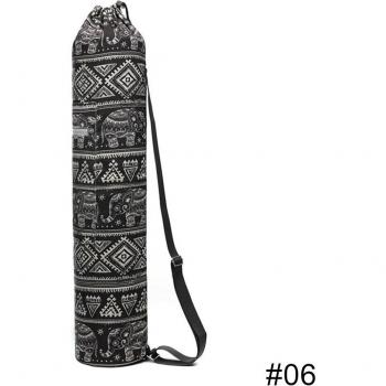 Tapis Yoga Sac Floral avec Poche et Sangle