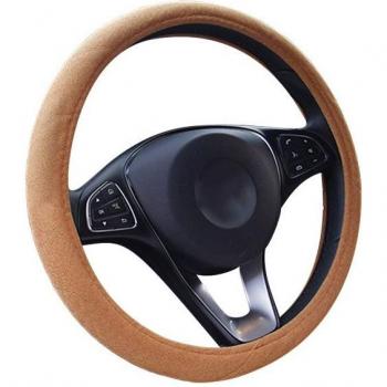 Housse de volant en lin 38CM pour voiture